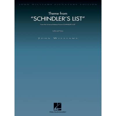 JOHN WILLIAMS - THEME FROM SCHINDLER'S LIST - VIOLONCELLE & PIANO