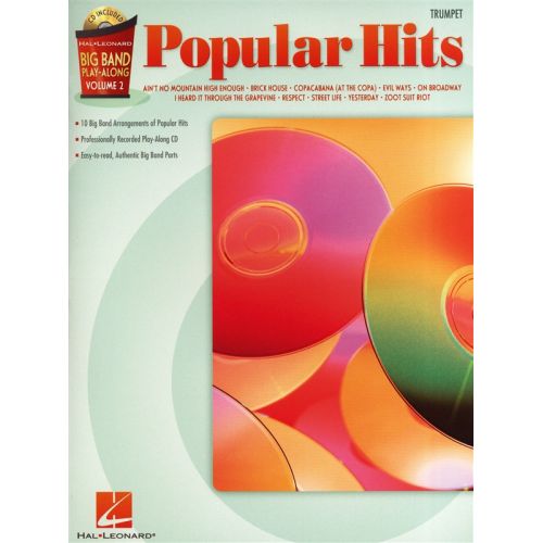 HAL LEONARD BIG BAND PLAY ALONG VOLUME 2 - POPULAR HITS - TRUMPET