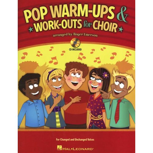 EMERSON ROGER - POP WARM-UPS AND WORK-OUTS FOR CHOIR CHOR + CD - VOICE