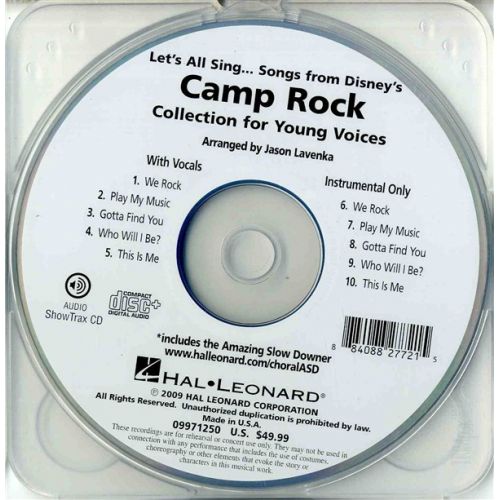 LET'S ALL SING SONGS FROM DISNEY'S CAMP ROCK COLLECTION - VOICE