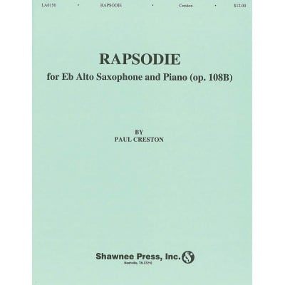 CRESTON P. - RAPSODIE FOR ALTO SAX AND PIANO OP. 108a 
