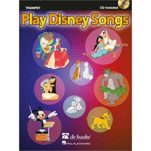 DEHASKE PLAY DISNEY SONGS - TROMPETTE + CD