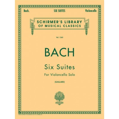 SCHIRMER Bach - 6 Suites BWV1007-1012