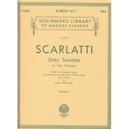  Scarlatti D. - 60 Sonatas Vol. 2 - Clavecin (piano)