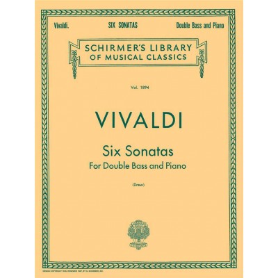 SCHIRMER Vivaldi - 6 Sonatas