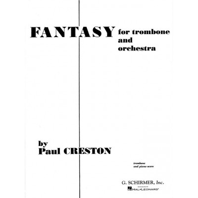 CRESTON PAUL - FANTASY OP.42 - TROMBONE & PIANO