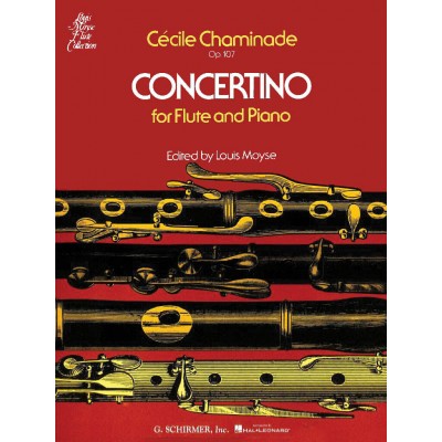 CHAMINADE C. - CONCERTINO FOR FLUTE AND PIANO OP.107 