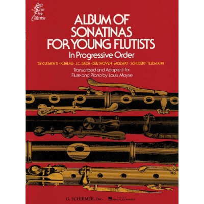  Moyse Louis - Album Of Sonatinas For Young Flutists - Flute and Piano