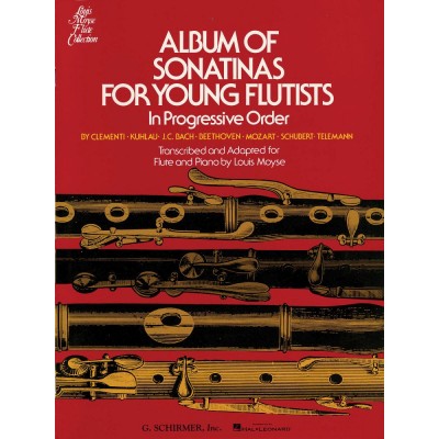 MOYSE LOUIS - ALBUM OF SONATINAS FOR YOUNG FLUTISTS - FLUTE & PIANO