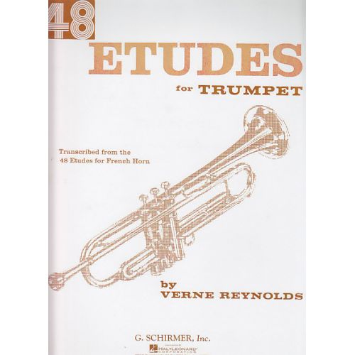 HAL LEONARD REYNOLDS VERNE - 48 ETUDES FOR TRUMPET