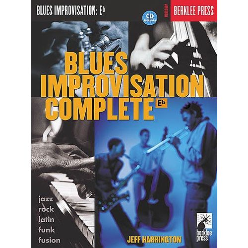 HAL LEONARD HARRINGTON JEFF - BLUES IMPROVISATION COMPLETE POUR INSTRUMENTS EN MIB + CD