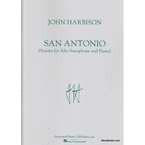 ASSOCIATED MUSIC PUBLISHERS, I , Harbson J. - San Ono Sonata - Saxophone Alto