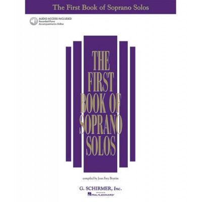 HAL LEONARD SCHIRMER THE FIRST BOOK OF SOPRANO SOLOS + MP3