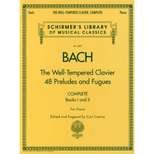 J.S. BACH THE WELL-TEMPERED CLAVIER COMPLETE - PIANO SOLO