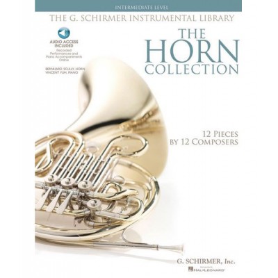 SCHIRMER HORN COLLECTION + MP3, INTERMEDIATE LEVEL - COR, PIANO