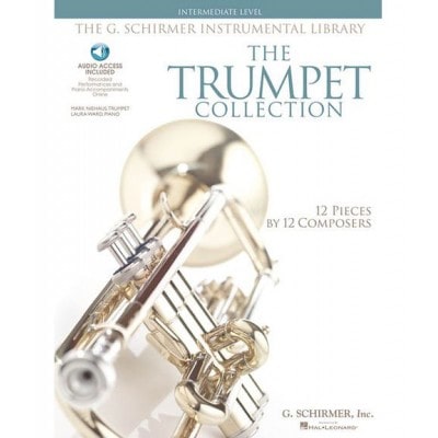 SCHIRMER TRUMPET COLLECTION + MP3, INTERMEDIATE LEVEL - TROMPETTE, PIANO