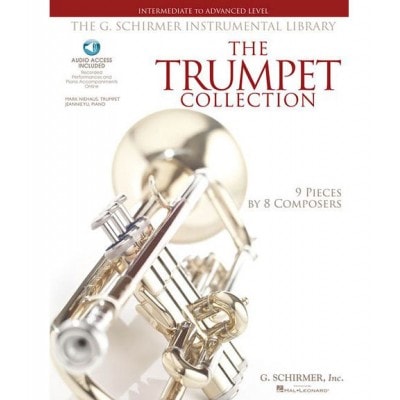 SCHIRMER TRUMPET COLLECTION + MP3, INTERMEDIATE TO ADVANCED LEVEL - TROMPETTE, PIANO