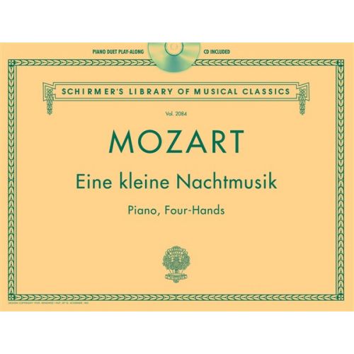 PIANO DUET PLAY-ALONG - W.A. MOZART - EINE KLEINE NACHTMUSIK + CD - PIANO DUET