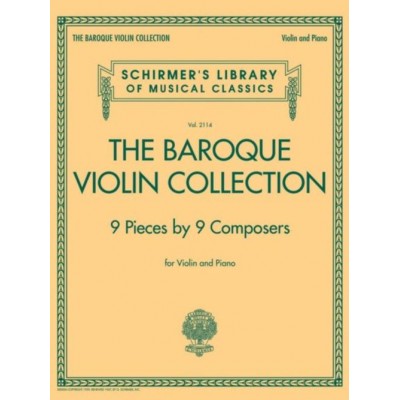 SCHIRMER The Baroque Violin Collection - Violon & Piano