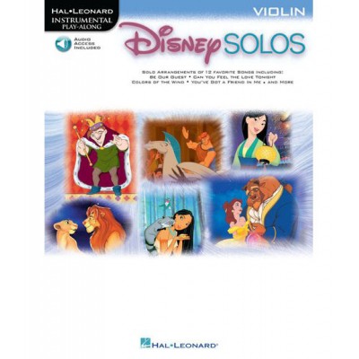 HAL LEONARD DISNEY SOLOS FOR VIOLIN + MP3 - VIOLIN