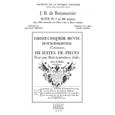 Boismortier Suite N 1 En Mi Mineur Opus 35