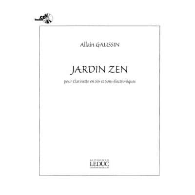 GAUSSIN ALLAIN - JARDIN ZEN - CLARINETTE+ CD