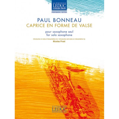 Bonneau P. - Caprice En Forme De Valse - Saxophone Seul