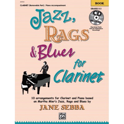 JAZZ, RAGS and BLUES FOR CLARINET + CD