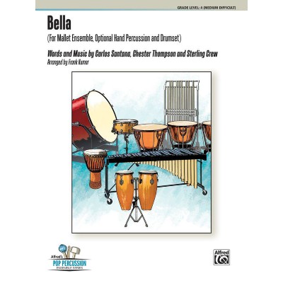 ALFRED PUBLISHING SANTANA C. - BELLA - ENSEMBLE DE PERCUSSIONS 