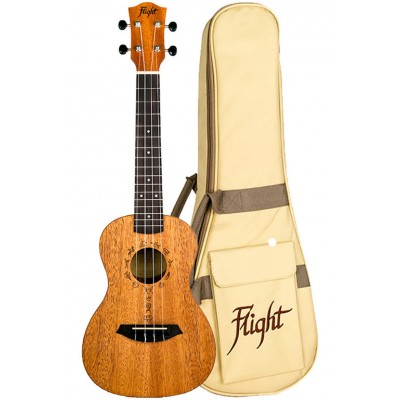 FLIGHT Flight: DUC373 Concert Ukulele - African Mahogany - Version anglaise