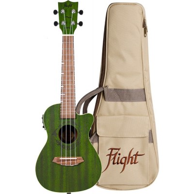 Flight: Gemstone DUC380 Elec Con Ukulele - Jade 