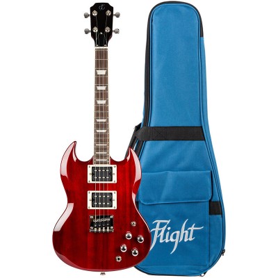 Pioneer Tenor Electric Ukulele - Cherry Red - Version anglaise