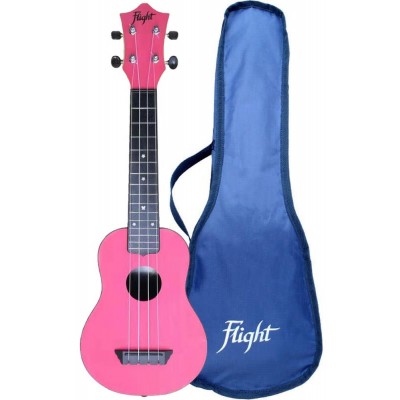 Flight: TUS35 ABS Travel Ukulele - Pink - English version