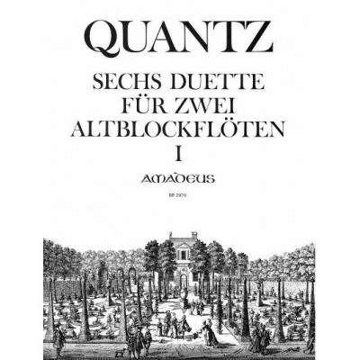 QUANTZ J.J. - 6 DUETS OP. 2/1-3 - 2 FLB ALTO