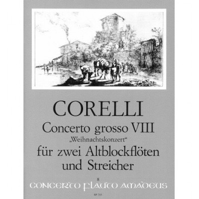 CORELLI ARCANGELO - CONCERTO GROSSO VIII OP.6/8 - CONDUCTEUR & PARTIES