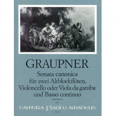  Graupner C. - Sonata Canonica - Score and Parts