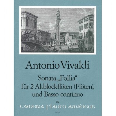  Vivaldi A. - Sonata  Follia In G Minor - Score & Parts