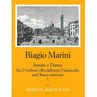  Marini Biagio - Sonate E Danze Vol.1 - Conducteur Et Parties