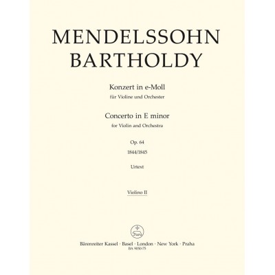 MENDELSSOHN - CONCERTO FOR VIOLIN AND ORCHESTRA E MINOR OP.64 - VIOLON 2