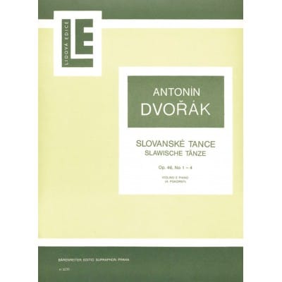 DVORAK A. - SLAWISCHE TÄNZE Nr 1-4 OP.46 - VIOLON ET PIANO 