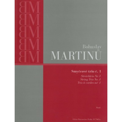  Martinu Bohuslav - Streichtrio N1 - Parties Separees
