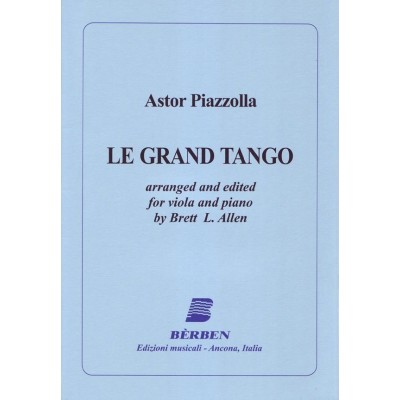 BERBEN Piazzolla A. - Le Grand Tango - Viola, Piano