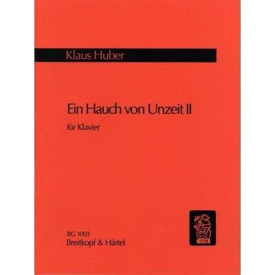 Huber K. - Ein Hauch Von Unzeit Ii - Piano