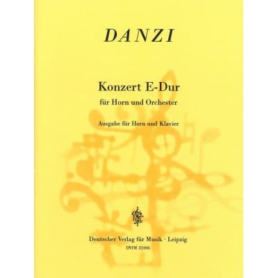 EDITION BREITKOPF DANZI FRANZ - HORNKONZERT E-DUR - HORN, ORCHESTRA