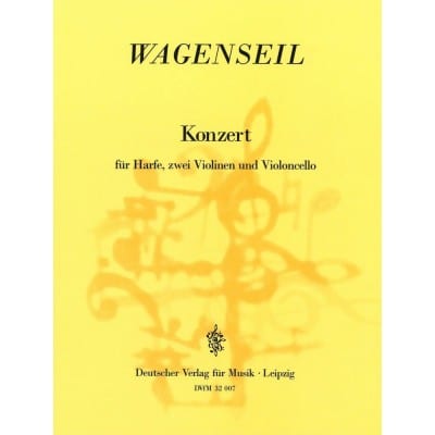 EDITION BREITKOPF WAGENSEIL G. - KONZERT FUR HARFE - HARP