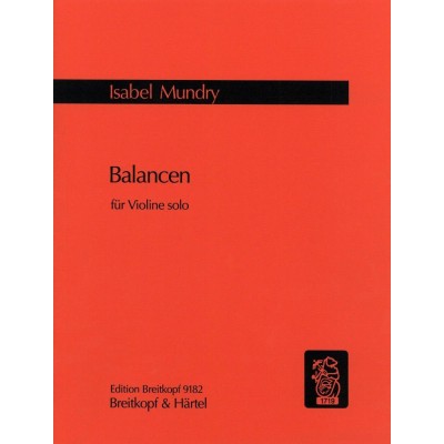  Mundry Isabel - Balancen - Cello