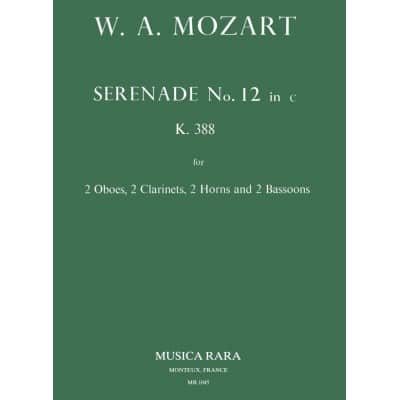 EDITION BREITKOPF MOZART W.A. - SERENADE IN C NR. 12 KV 388 - WIND OCTET