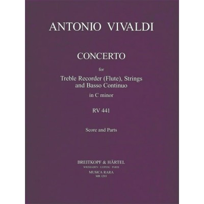  Vivaldi A. - Flotenkonzert In C Rv 441 - Flute