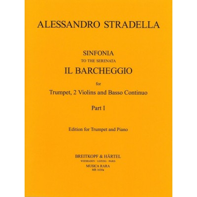  Stradella Alessandro - Sinfonia Aus Barcheggio, Tl. 1 - Trumpet, Piano