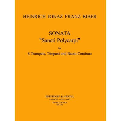 EDITION BREITKOPF Biber H.I.F. - Sonata 